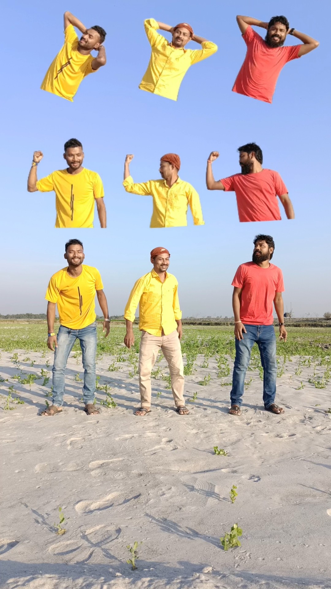 Three Cute Body parts matching vs tu radha meri main shyam tera Yah Jori na paabe jamane mein song